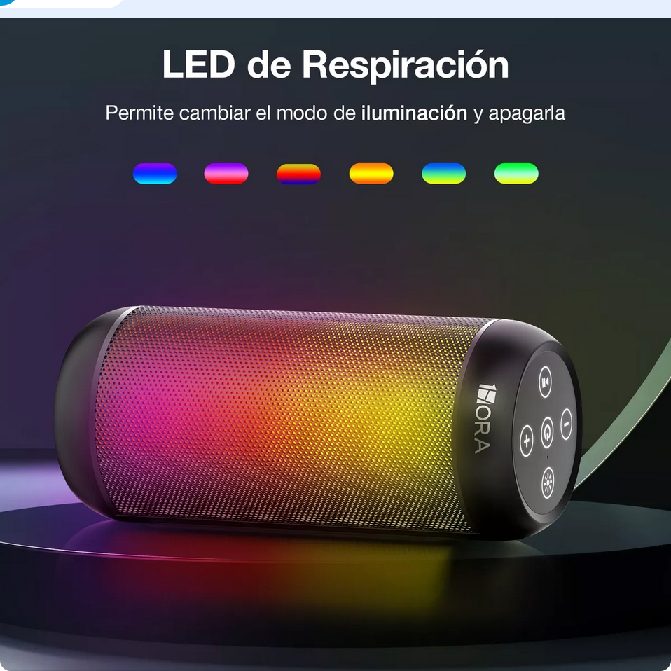 1hora y sus parlantes de alta calidad.