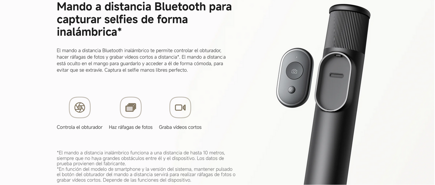 Xiaomi Selfie Stick Tripod Compacto y portáti.