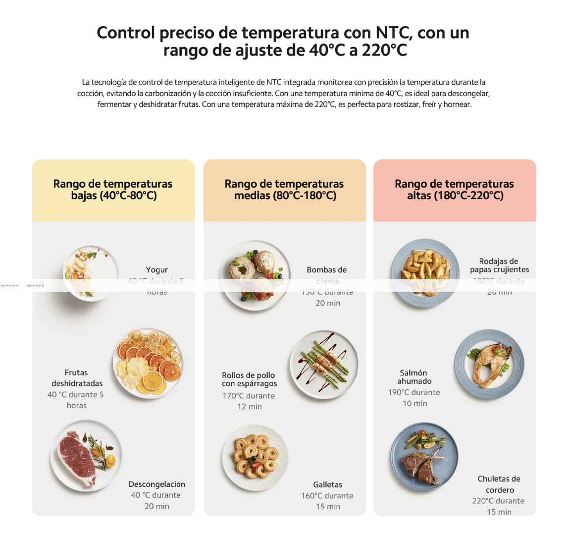 Xiaomi Smart Air Fryer 6.5 L-El chef de tu familia.