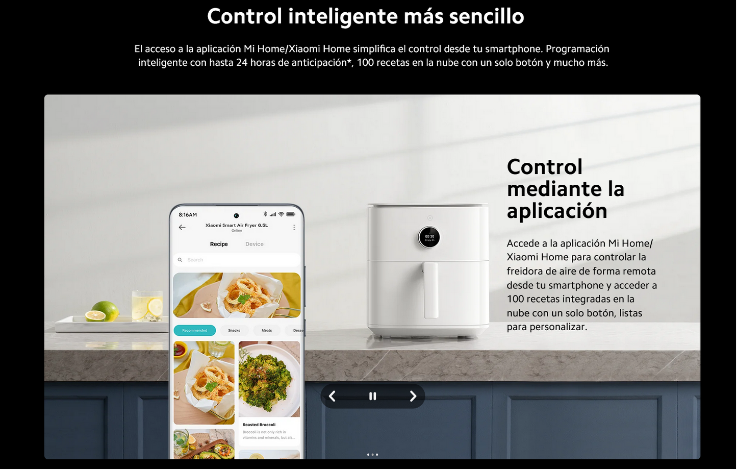Xiaomi Smart Air Fryer 6.5 L-El chef de tu familia.