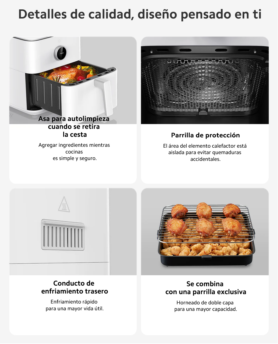 Xiaomi Smart Air Fryer 6.5 L-El chef de tu familia.